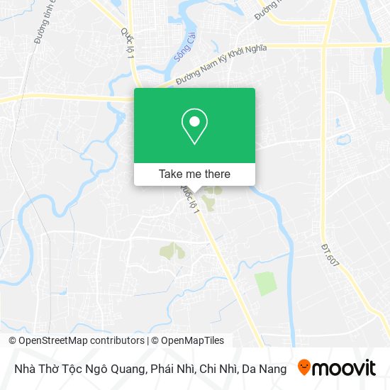 Nhà Thờ Tộc Ngô Quang, Phái Nhì, Chi Nhì map