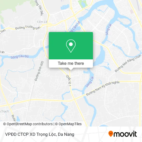 VPĐD CTCP XD Trọng Lộc map