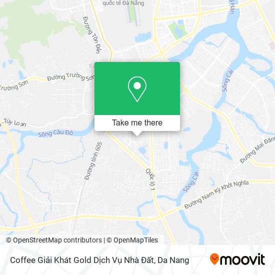 Coffee Giải Khát Gold Dịch Vụ Nhà Đất map