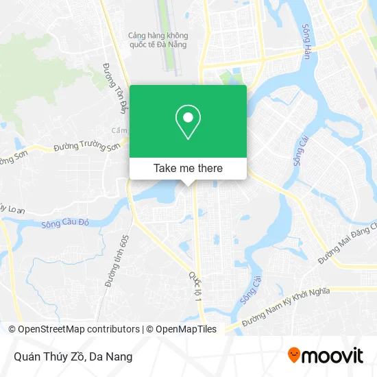 Quán Thúy Zồ map