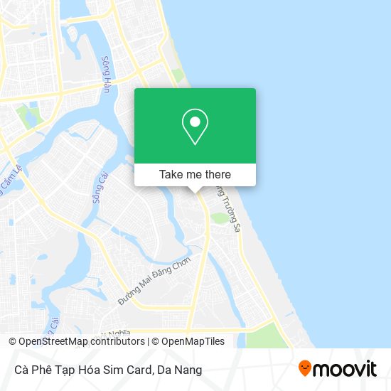 Cà Phê Tạp Hóa Sim Card map