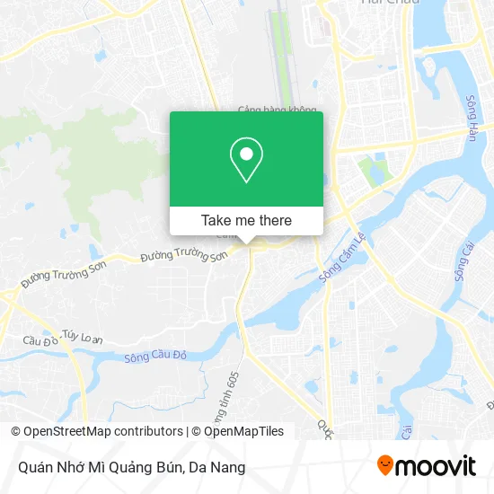 Quán Nhớ Mì Quảng Bún map
