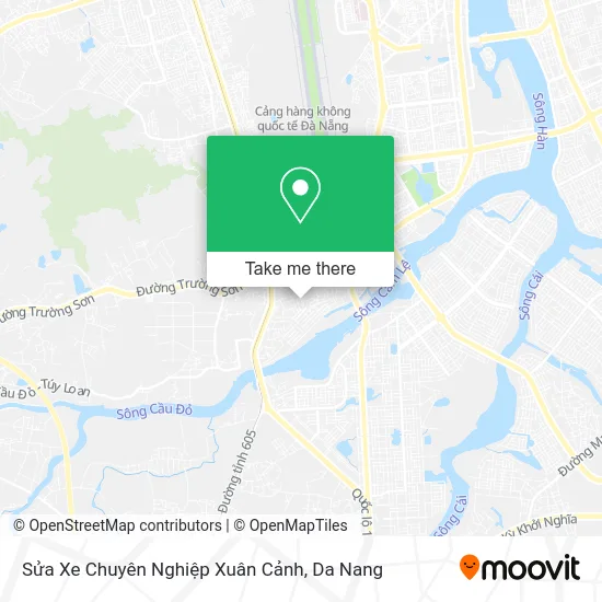 Sửa Xe Chuyên Nghiệp Xuân Cảnh map