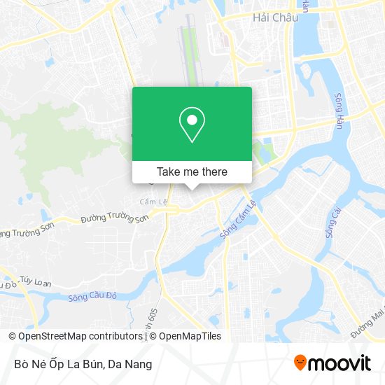 Bò Né Ốp La Bún map