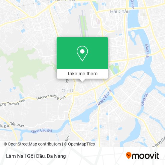 Làm Nail Gội Đầu map