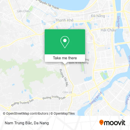 Nam Trung Bắc map