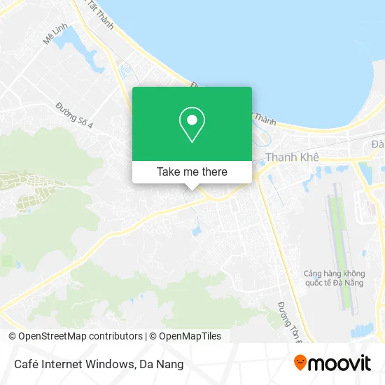 Café Internet Windows map