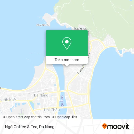 Ngố Coffee & Tea map