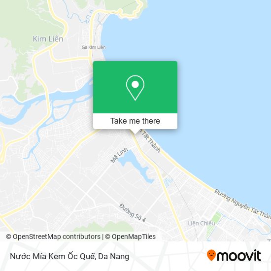 Nước Mía Kem Ốc Quế map