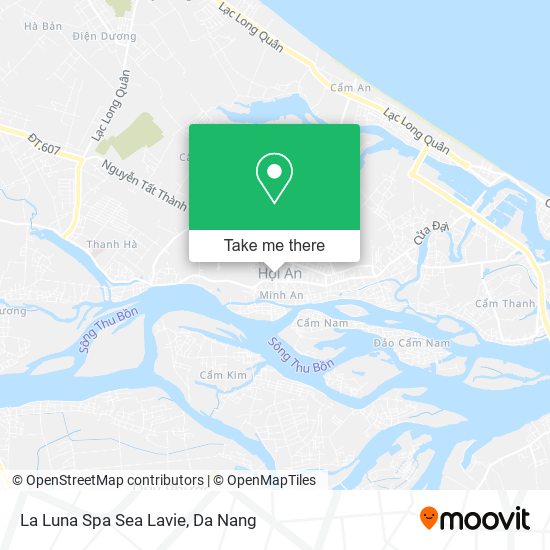 La Luna Spa Sea Lavie map