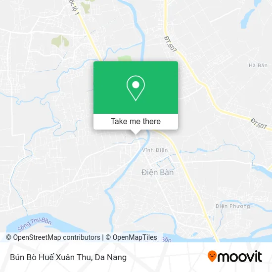 Bún Bò Huế Xuân Thu map