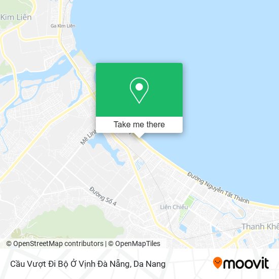 Cầu Vượt Đi Bộ Ở Vịnh Đà Nẵng map