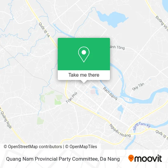 Quang Nam Provincial Party Committee map