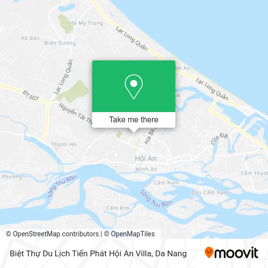 Biệt Thự Du Lịch Tiến Phát Hội An Villa map