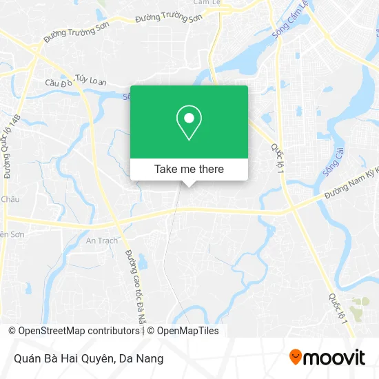 Quán Bà Hai Quyên map