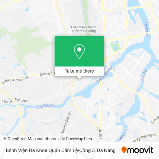 Bệnh Viện Đa Khoa Quận Cẩm Lệ-Cổng 3 map