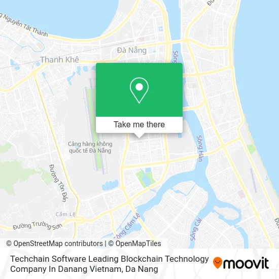 Techchain Software Leading Blockchain Technology Company In Danang Vietnam map