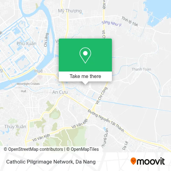 Catholic Pilgrimage Network map