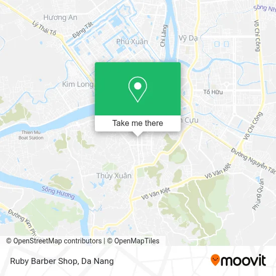 Ruby Barber Shop map
