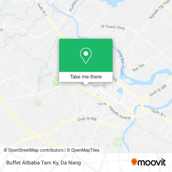 Buffet Alibaba Tam Ky map
