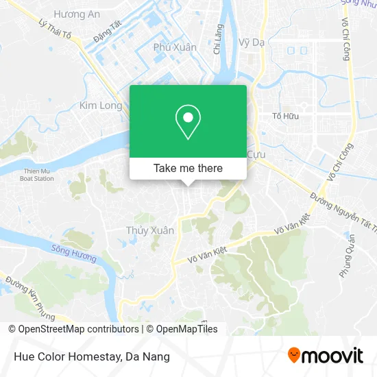 Hue Color Homestay map