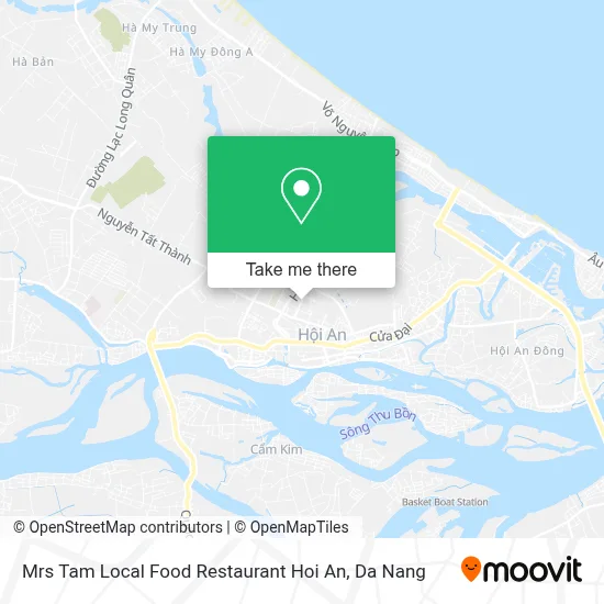 Mrs Tam Local Food Restaurant Hoi An map