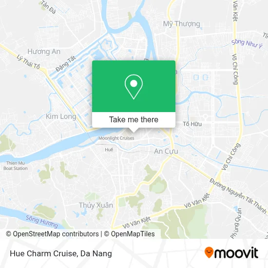 Hue Charm Cruise map