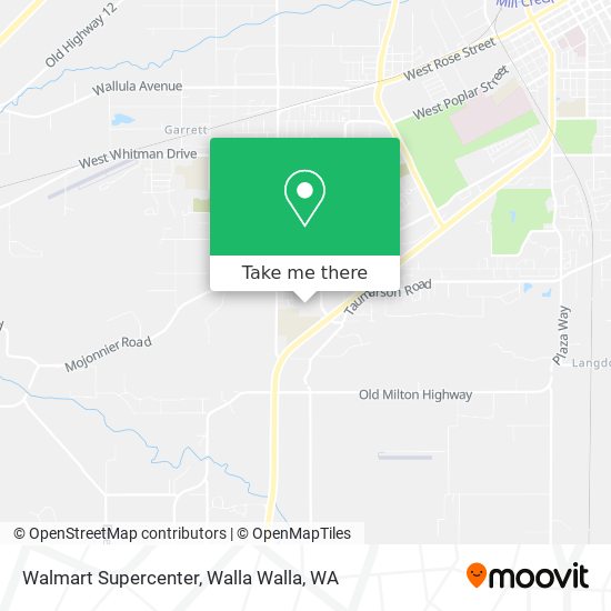 Mapa de Walmart Supercenter