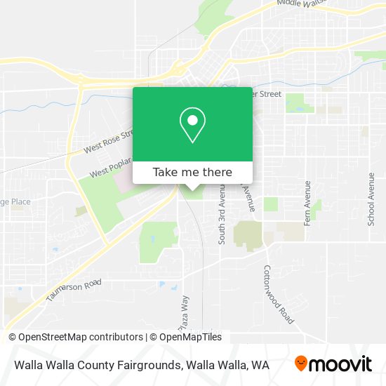 Walla Walla County Fairgrounds map