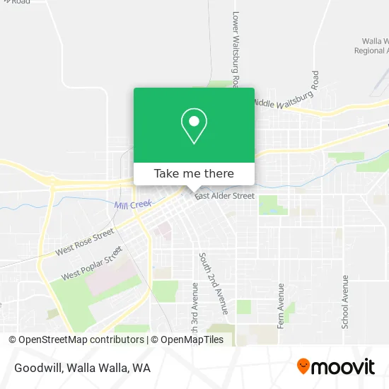 Directions To The Goodwill How To Get To Goodwill In Walla Walla By Bus?