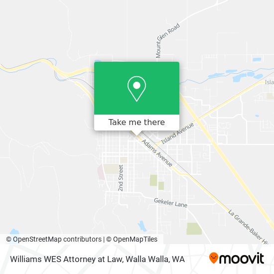 Mapa de Williams WES Attorney at Law