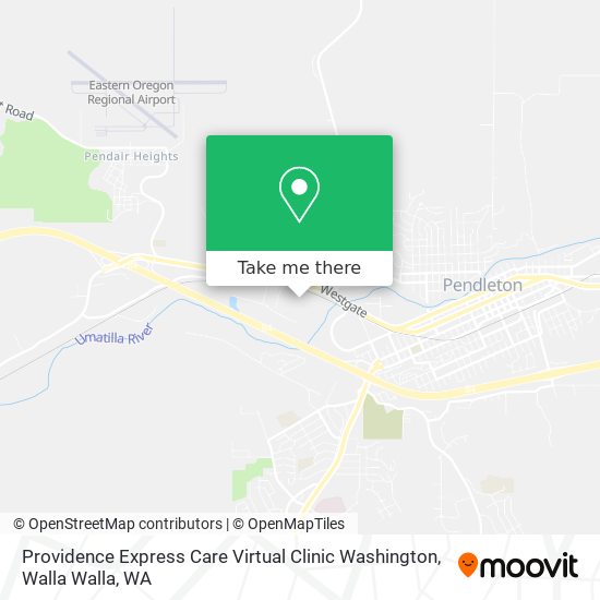 Providence Express Care Virtual Clinic Washington map