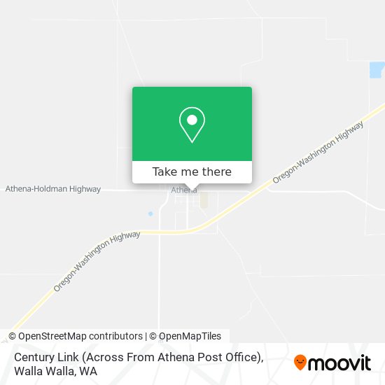 Century Link (Across From Athena Post Office) map