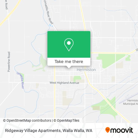 Ridgeway Village Apartments map