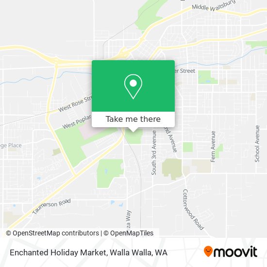Enchanted Holiday Market map