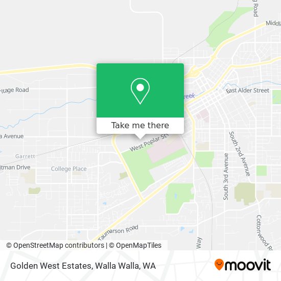 Mapa de Golden West Estates