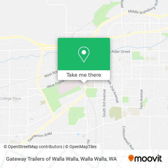 Mapa de Gateway Trailers of Walla Walla