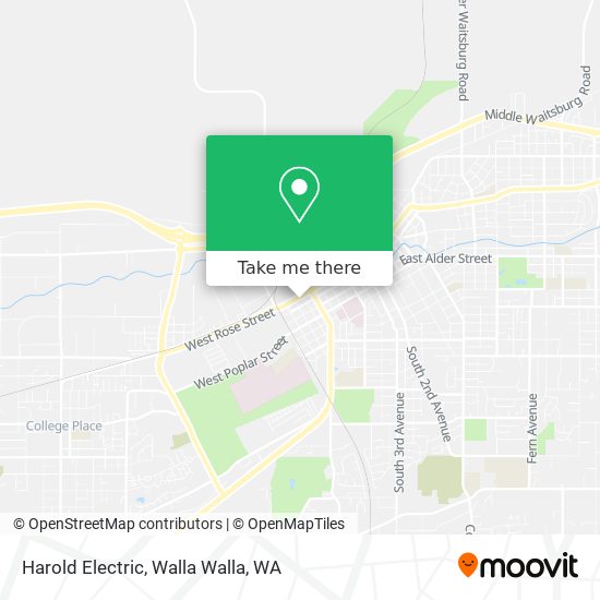 Mapa de Harold Electric