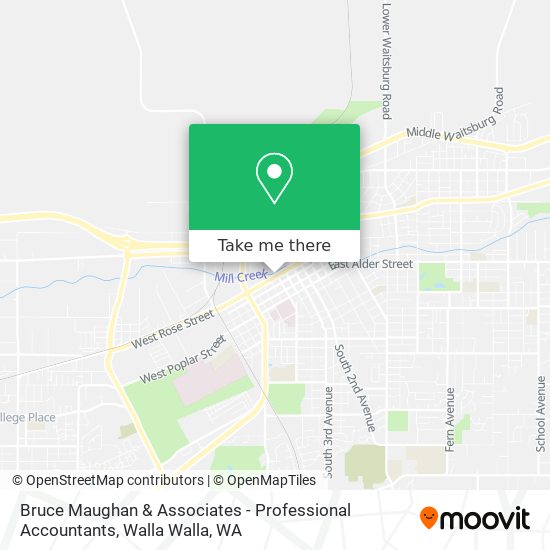 Bruce Maughan & Associates - Professional Accountants map