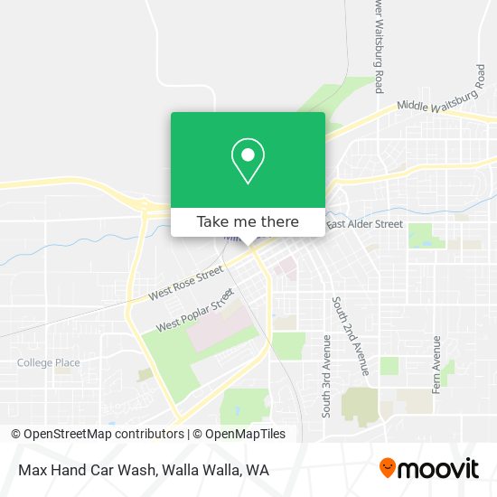 Mapa de Max Hand Car Wash
