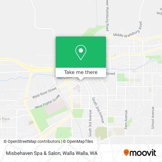 Misbehaven Spa & Salon map