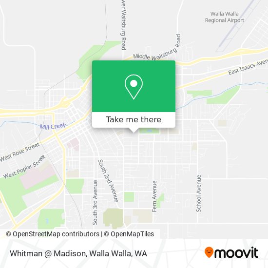 Mapa de Whitman @ Madison