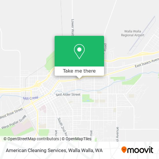 American Cleaning Services map