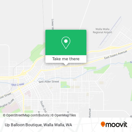 Up Balloon Boutique map