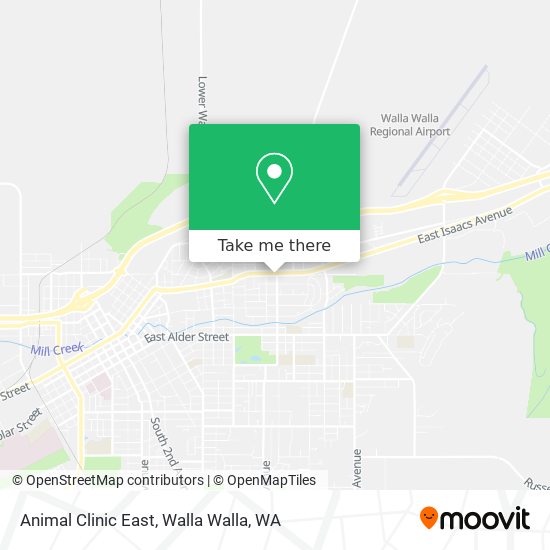 How to get to Animal Clinic East in Walla Walla by Bus?