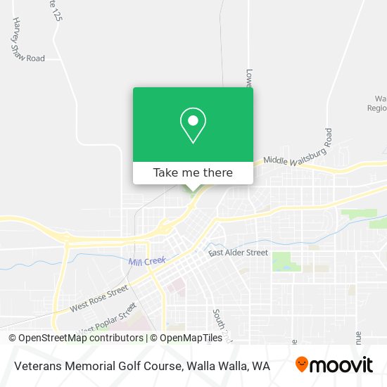 Veterans Memorial Golf Course map