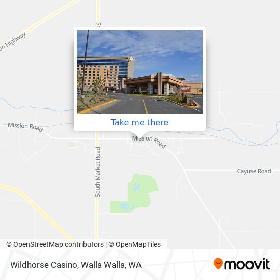 Mapa de Wildhorse Casino