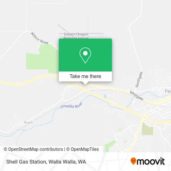 Shell Gas Station map