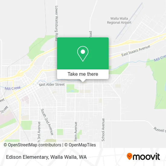 Edison Elementary map