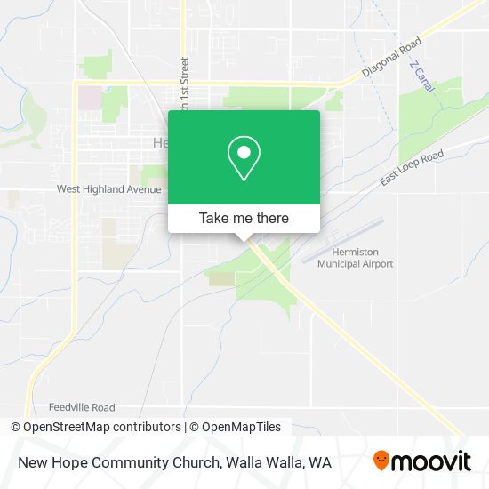 New Hope Community Church map